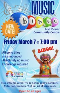 March 2025 Bingo Flyer